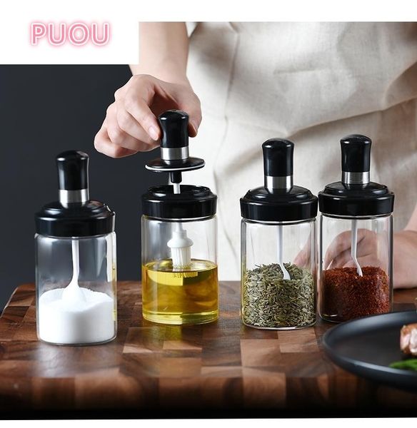 storage bottles & jars cruet condiment seasoning set for spices pepper sprays salt spoon honey sticks oil brush rod kitchen accessories
storage bottles & jars cruet condiment seasoning set for spices pepper sprays salt spoon honey sticks oil brush rod kitchen accessories