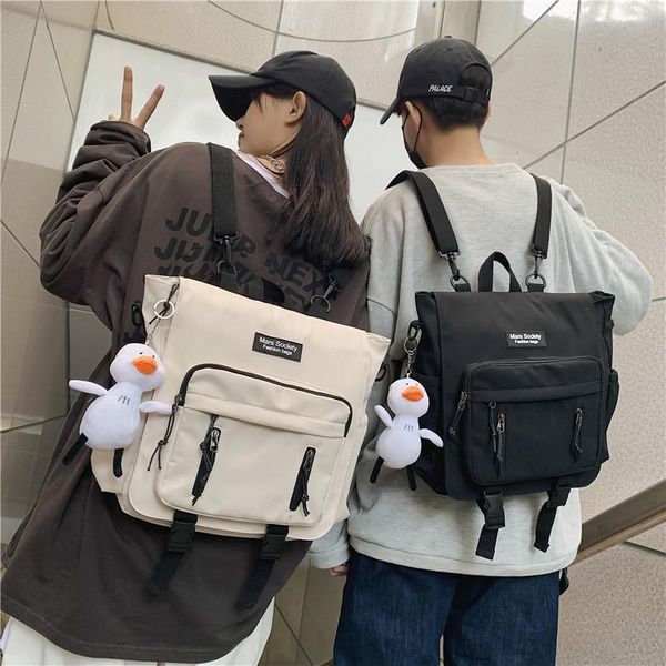 backpack multi-pocket waterproof nylon multi-function portable travel bag clamshell insert buckle small schoolbag
backpack multi-pocket waterproof nylon multi-function portable travel bag clamshell insert buckle small schoolbag