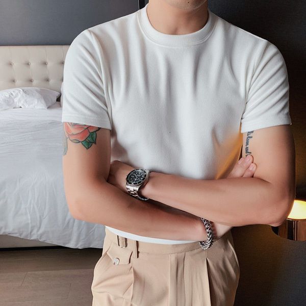 men's polos short sleeve t-shirt, round neck solid color tight casual shirt, street clothing, underwear, autumn, 2021, White;black
men's polos short sleeve t-shirt, round neck solid color tight casual shirt, street clothing, underwear, autumn, 2021, White;black