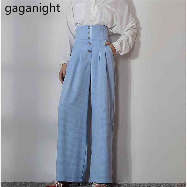 blue casual loose suit pants women buttons summer long wide leg trousers female office lady high waist solid pantalon 210601, Black;white
blue casual loose suit pants women buttons summer long wide leg trousers female office lady high waist solid pantalon 210601, Black;white