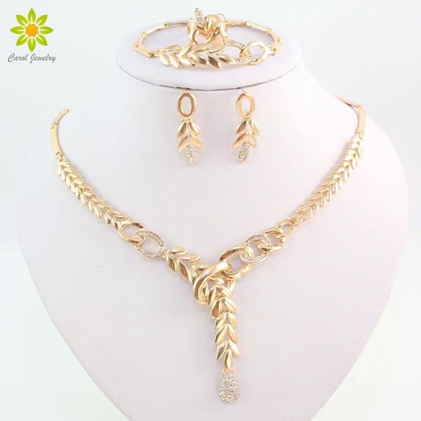 earrings & necklace african costume sets fashion crystal gold color women wedding bridal leaves shaped jewelry, Silver
earrings & necklace african costume sets fashion crystal gold color women wedding bridal leaves shaped jewelry, Silver