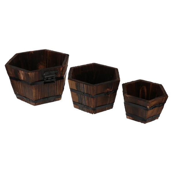 other home decor 3pcs wooden flowerpots decorative succulent plant container planting bucket
other home decor 3pcs wooden flowerpots decorative succulent plant container planting bucket