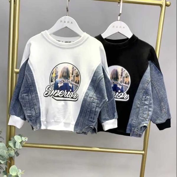 hoodies & sweatshirts children's boys spring autumn baby kids girls splicing jeans coats sweaters fashionable casual p4 208, Black
hoodies & sweatshirts children's boys spring autumn baby kids girls splicing jeans coats sweaters fashionable casual p4 208, Black