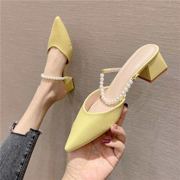 slippers baotou thick heeled sandals summer mid high shoes fairy wind small fresh cool mop muller p0nx, Black
slippers baotou thick heeled sandals summer mid high shoes fairy wind small fresh cool mop muller p0nx, Black