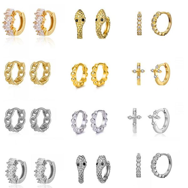 hoop & huggie koj small circle gold hoops earrings pendientes mujer 925 sterling silver round star snake cross crystal jewelry, Golden;silver
hoop & huggie koj small circle gold hoops earrings pendientes mujer 925 sterling silver round star snake cross crystal jewelry, Golden;silver
