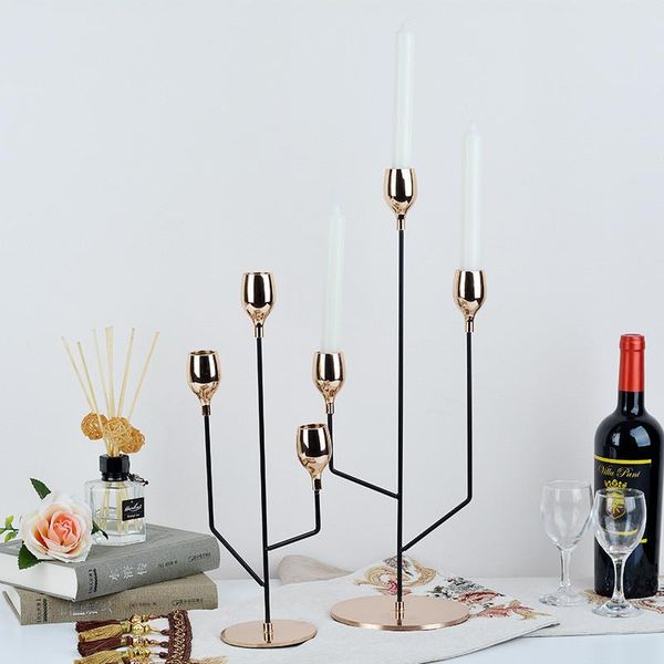 candle holders 3 head holder electroplating process simple golden wedding decoration bar party living room home ornaments
candle holders 3 head holder electroplating process simple golden wedding decoration bar party living room home ornaments