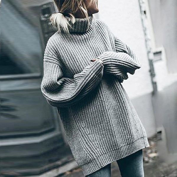 women's sweaters oversized loose tutleneck women sweater lazy style casual thicken long sleeve knitted, White;black
women's sweaters oversized loose tutleneck women sweater lazy style casual thicken long sleeve knitted, White;black