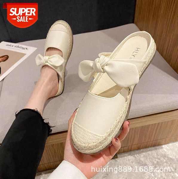 half-slippers women's thick-soled baotou flat-bottomed round bow casual shoes factory 1101-28 #cl87, Black
half-slippers women's thick-soled baotou flat-bottomed round bow casual shoes factory 1101-28 #cl87, Black