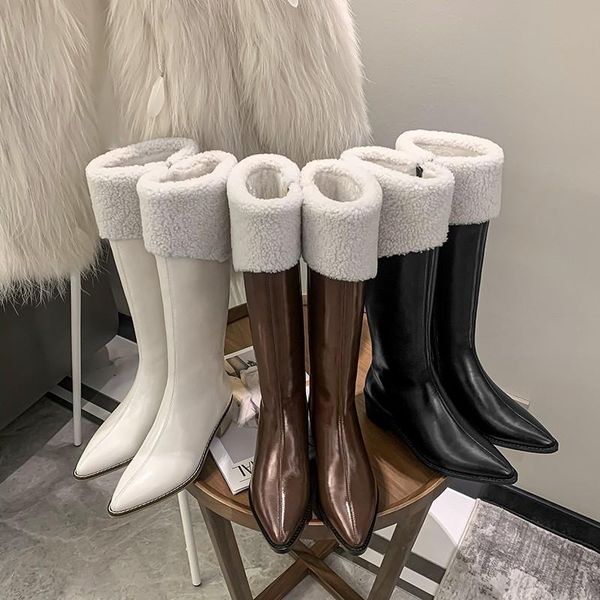 boots zipper pointy boot female shoes thigh high heels winter footwear pointe ladies autumn cowboy over-the-knee 2021, Black
boots zipper pointy boot female shoes thigh high heels winter footwear pointe ladies autumn cowboy over-the-knee 2021, Black