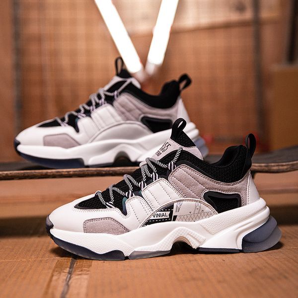 2021 autumn sports leisure dad fashion versatile breathable elevated running sho round head flat heels, Black
2021 autumn sports leisure dad fashion versatile breathable elevated running sho round head flat heels, Black