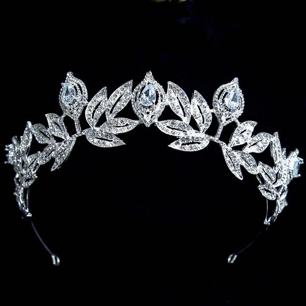 hair clips & barrettes fashin leaf tiara crown wedding cubic zircon crystal bridal accessories rhinestone princess pageant headpiece jewelri, Golden;silver
hair clips & barrettes fashin leaf tiara crown wedding cubic zircon crystal bridal accessories rhinestone princess pageant headpiece jewelri, Golden;silver
