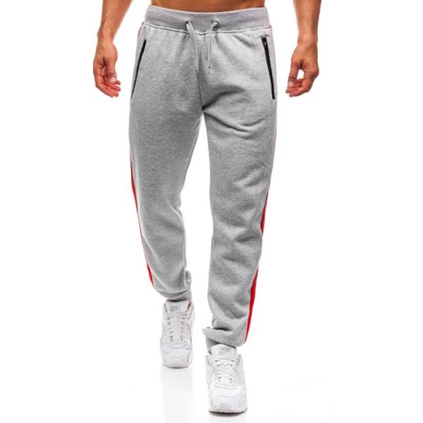 men's sport pants zipper pocket trouser side stitching design drawstring joggers, Black
men's sport pants zipper pocket trouser side stitching design drawstring joggers, Black