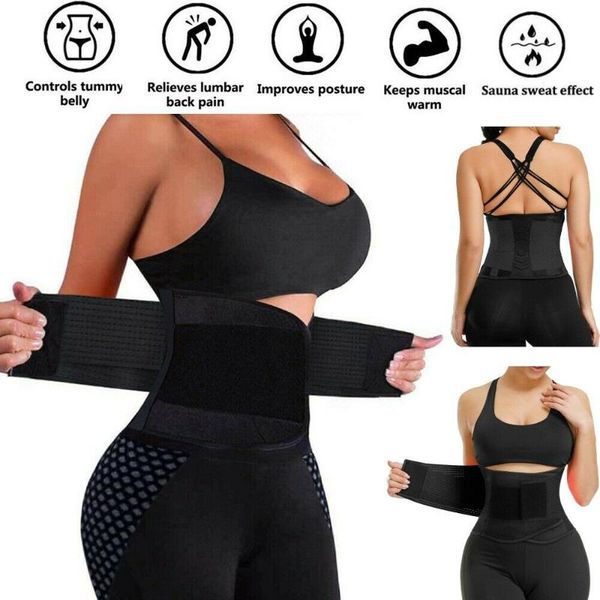 waist support trainer corset sweat belt sport slimming girdle exercise workout gym body shaper, Black;gray
waist support trainer corset sweat belt sport slimming girdle exercise workout gym body shaper, Black;gray