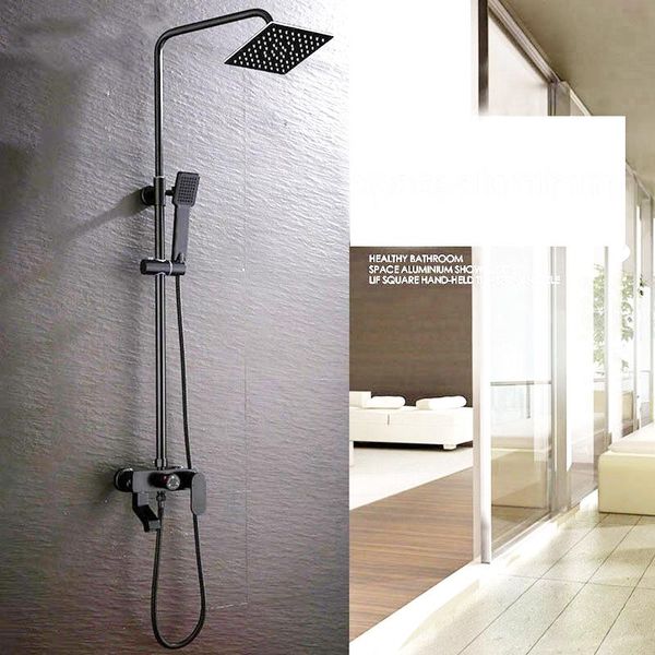 est arrival 6 colors luxury shower set bathtub faucets bath taps faucet panel rainfall space aluminum bathroom sets
est arrival 6 colors luxury shower set bathtub faucets bath taps faucet panel rainfall space aluminum bathroom sets