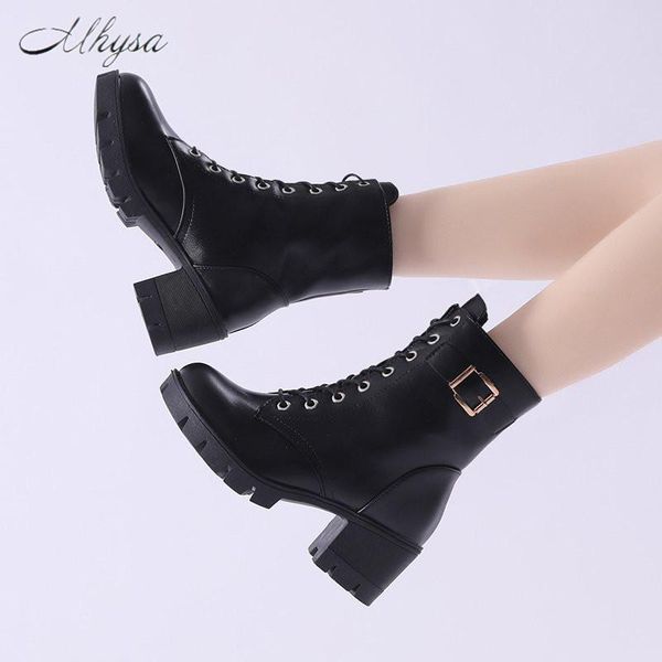 boots 2021 winter women's fashion lace-up ankle plus velvet warmth round toe high heel square buckle pu, Black
boots 2021 winter women's fashion lace-up ankle plus velvet warmth round toe high heel square buckle pu, Black