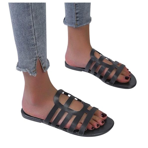 slippers jaycosin summer women's home slipper open toe casual solid color beach shoes flats zapatillas de mujer loafers, Black
slippers jaycosin summer women's home slipper open toe casual solid color beach shoes flats zapatillas de mujer loafers, Black