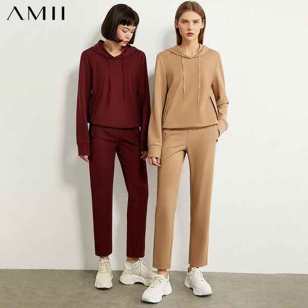 amii minimalism autumn winter hoodies for women causal sport hooded solid loose hoodie high waist women's pants 12040539 two piece, White
amii minimalism autumn winter hoodies for women causal sport hooded solid loose hoodie high waist women's pants 12040539 two piece, White