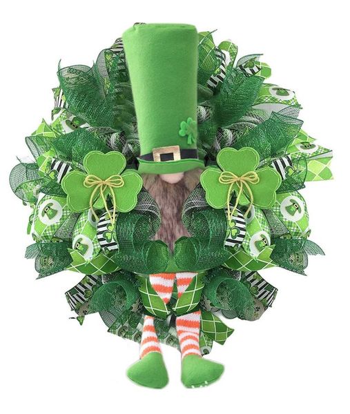 decorative flowers & wreaths st patrick's day leprechaun wreath garlands ornaments pendant clovers ribbon very weather wall door party
decorative flowers & wreaths st patrick's day leprechaun wreath garlands ornaments pendant clovers ribbon very weather wall door party