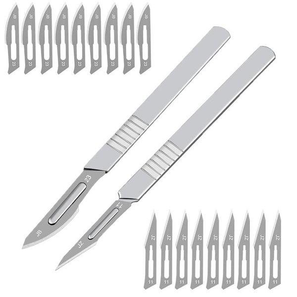 professional hand tool sets 11/23 carbon steel scalpel blades + handle diy cutting for pcb repair animal knife
professional hand tool sets 11/23 carbon steel scalpel blades + handle diy cutting for pcb repair animal knife