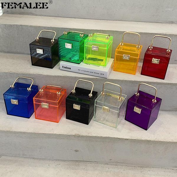 evening bags clear acrylic hand for women metal handle lock square box jelly handbag small make up bag summer ladies transparent purses1
evening bags clear acrylic hand for women metal handle lock square box jelly handbag small make up bag summer ladies transparent purses1