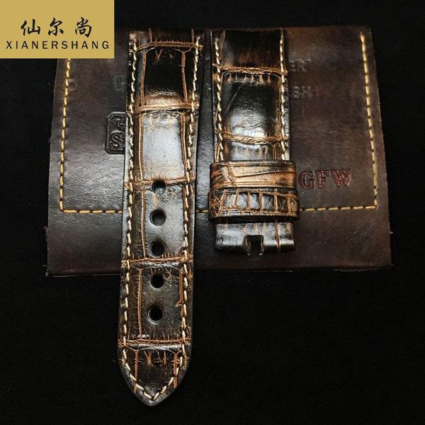 watch bands business men strap handmade crocodile leather belt custom genuine alligator band 19mm 20mm 21mm 22mm 23mm 24mm watchbands, Black;brown
watch bands business men strap handmade crocodile leather belt custom genuine alligator band 19mm 20mm 21mm 22mm 23mm 24mm watchbands, Black;brown
