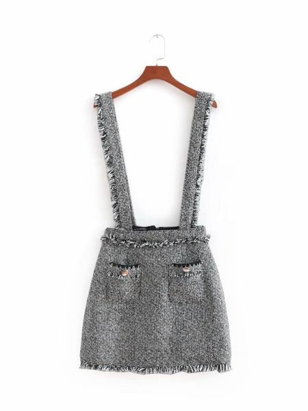 women's shorts arrival women bb60-8422 european fashion style tweed soft strap mini skirt, White;black
women's shorts arrival women bb60-8422 european fashion style tweed soft strap mini skirt, White;black