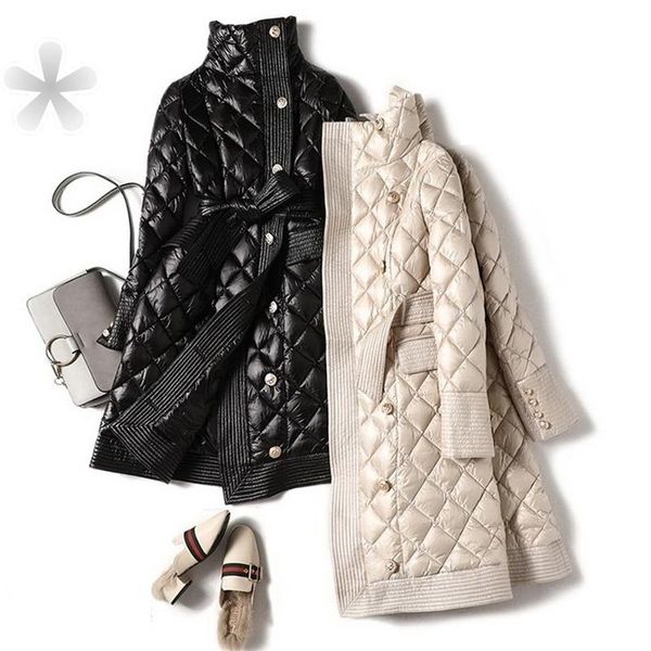 winter shiny temperament cotton jacket women's mid-lengthfashion waist slim-fit stand-up collar female parkas down, Black
winter shiny temperament cotton jacket women's mid-lengthfashion waist slim-fit stand-up collar female parkas down, Black