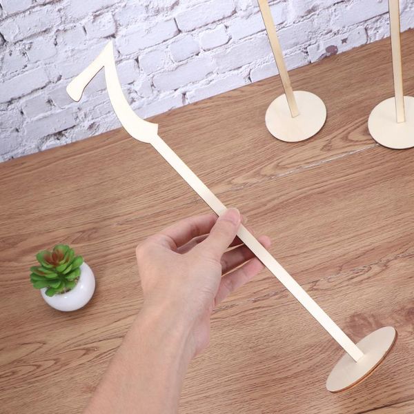 party decoration 1pc wooden seats table numbers creative seating cards holder for wedding events catering (1-10/pack)
party decoration 1pc wooden seats table numbers creative seating cards holder for wedding events catering (1-10/pack)