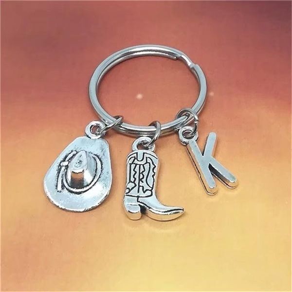 keychains cowboy hat key chain, boot keyring, gift for western jewelry lovers charm initial letter birthday present, Silver
keychains cowboy hat key chain, boot keyring, gift for western jewelry lovers charm initial letter birthday present, Silver