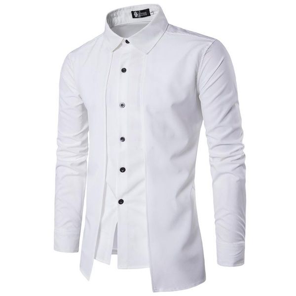 men's casual shirts 2021 fake two double placket long sleeve shirt dc39, White;black
men's casual shirts 2021 fake two double placket long sleeve shirt dc39, White;black