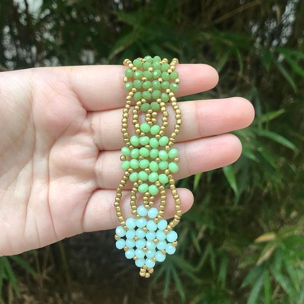 beaded, strands vintage vine beaded bracelet diy hand-woven, Black 
beaded, strands vintage vine beaded bracelet diy hand-woven, Black