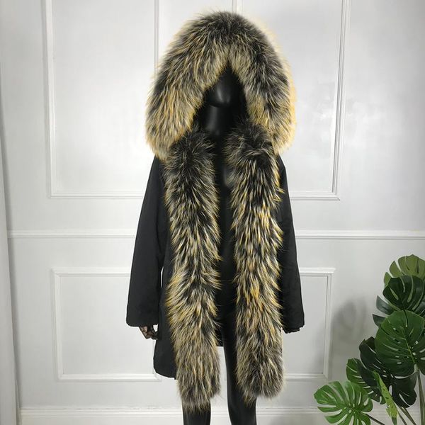 women's fur & faux winter women coat parka casual outwear hooded jacket with big collar trims overcoat, Black
women's fur & faux winter women coat parka casual outwear hooded jacket with big collar trims overcoat, Black