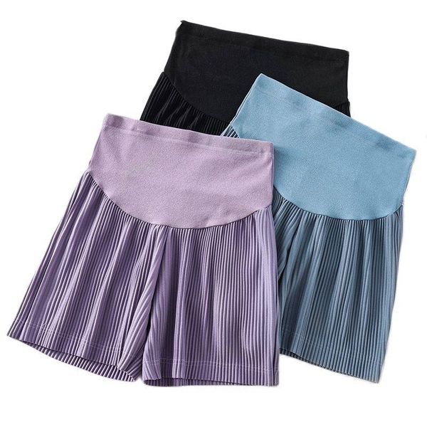 summer pleated maternity shorts high waist belly wide leg loose clothes for pregnant women pregnancy sleep home wear bottoms, White
summer pleated maternity shorts high waist belly wide leg loose clothes for pregnant women pregnancy sleep home wear bottoms, White