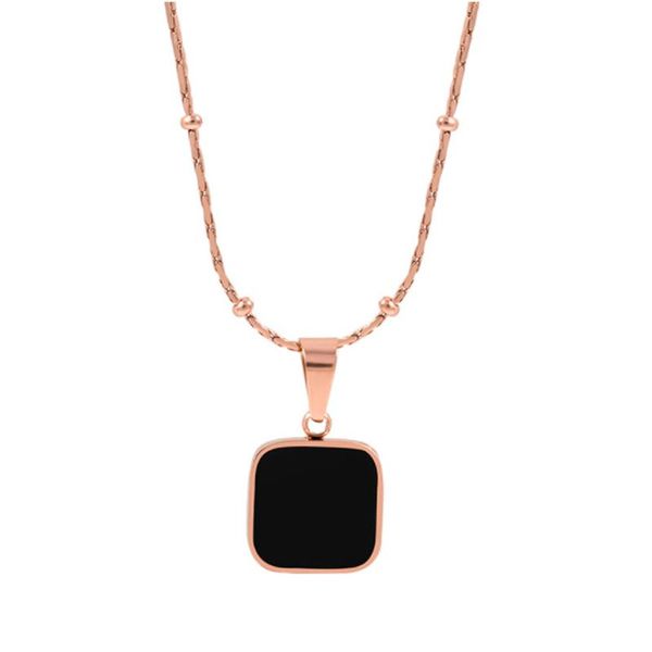 pendant necklaces korean fashion black gold color square hexagon coupld pendants for women's stainless steel chain jewelry neck decorat, Silver
pendant necklaces korean fashion black gold color square hexagon coupld pendants for women's stainless steel chain jewelry neck decorat, Silver