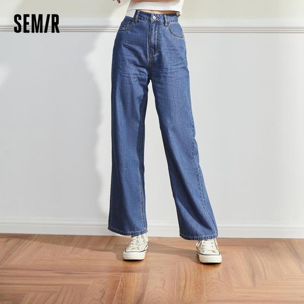 women's jeans semir women summer 2021 thin wide-leg pants korean style loose design demin woman section, Blue
women's jeans semir women summer 2021 thin wide-leg pants korean style loose design demin woman section, Blue