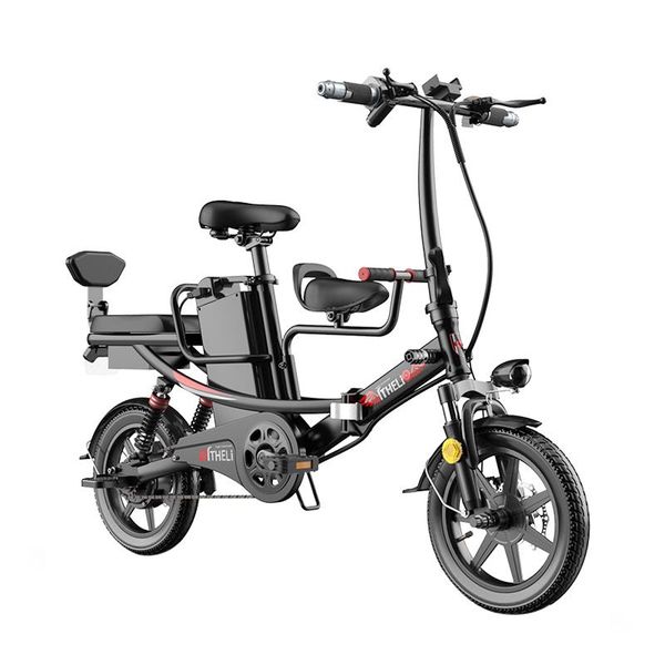 electric bicycle 14 inch bike mini parent-child folding with baby small driving lithium battery moped, Silver;blue
electric bicycle 14 inch bike mini parent-child folding with baby small driving lithium battery moped, Silver;blue