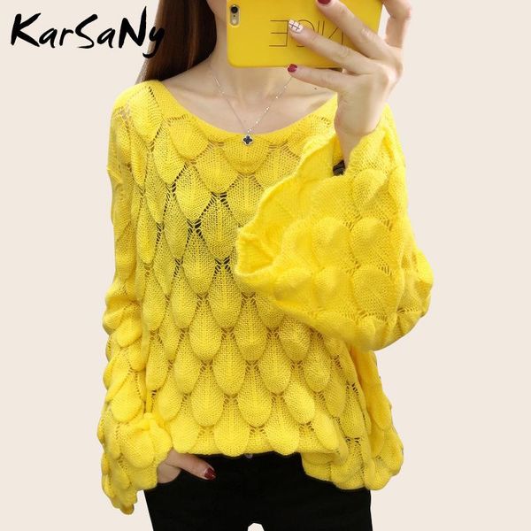 women's sweaters karsany women summer sweater pullover yellow designer jumper ladies boho beach 2021 womens thin for, White;black
women's sweaters karsany women summer sweater pullover yellow designer jumper ladies boho beach 2021 womens thin for, White;black