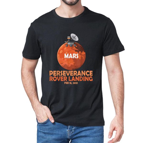 men's t-shirts mars 2021 mission perseverance rover landing science 100% cotton summer t-shirt women soft tee gift, White;black
men's t-shirts mars 2021 mission perseverance rover landing science 100% cotton summer t-shirt women soft tee gift, White;black