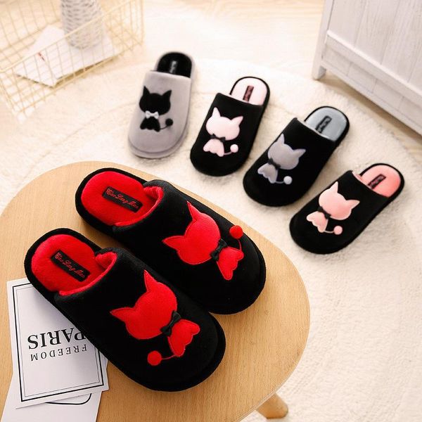 slippers autumn and winter women men cotton slippers, suede warmth, comfortable soft, home indoor casual, Black
slippers autumn and winter women men cotton slippers, suede warmth, comfortable soft, home indoor casual, Black