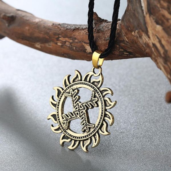 pendant necklaces wangaiyao viking ancient greek necklace men's slavic fashion personality holiday gift, Silver
pendant necklaces wangaiyao viking ancient greek necklace men's slavic fashion personality holiday gift, Silver