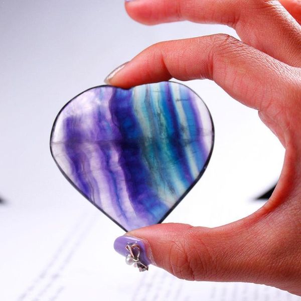 decorative objects & figurines 20-50mm 1pc natural rainbow fluorite crystal love heart stone quartz colorful healing wholesale u9l8
decorative objects & figurines 20-50mm 1pc natural rainbow fluorite crystal love heart stone quartz colorful healing wholesale u9l8