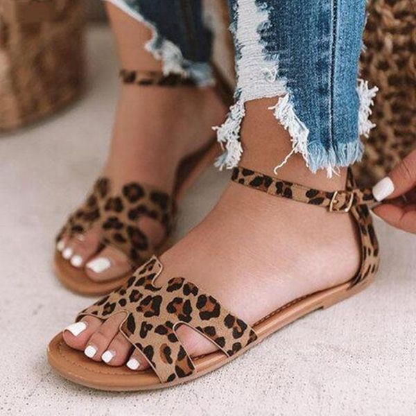 women sandals flat summer shoes serpentine leopard woman ankle buckle plus size 35-43 fashion beach sandalia, Black
women sandals flat summer shoes serpentine leopard woman ankle buckle plus size 35-43 fashion beach sandalia, Black