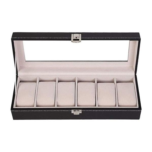 watch boxes & cases 6 slot box portable travel zipper case collector storage jewelry multi-functional bracelet latest display, Black;blue
watch boxes & cases 6 slot box portable travel zipper case collector storage jewelry multi-functional bracelet latest display, Black;blue