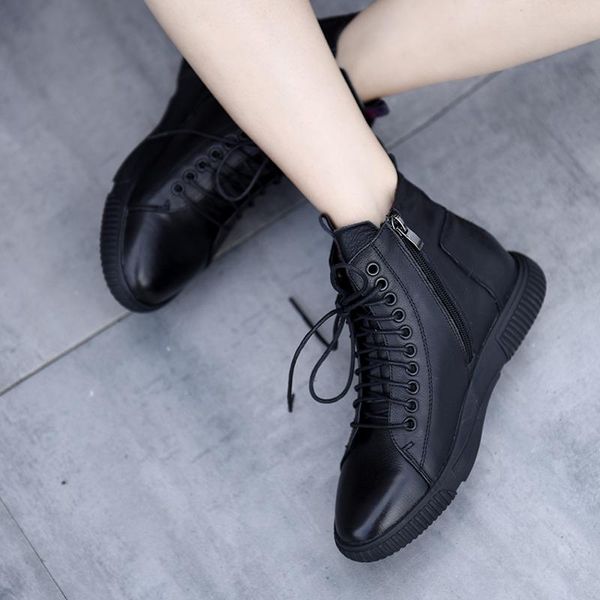 boots artmu original autumn and winter leisure genuine leather ankle hidden heels women's comfortable handmade white shoes, Black
boots artmu original autumn and winter leisure genuine leather ankle hidden heels women's comfortable handmade white shoes, Black