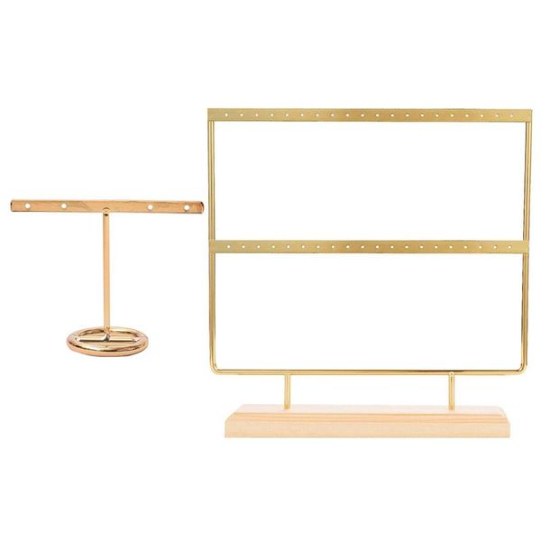 jewelry pouches, bags earrings display stand gold rack t-shape & earring ear stud holder wood, Pink;blue
jewelry pouches, bags earrings display stand gold rack t-shape & earring ear stud holder wood, Pink;blue