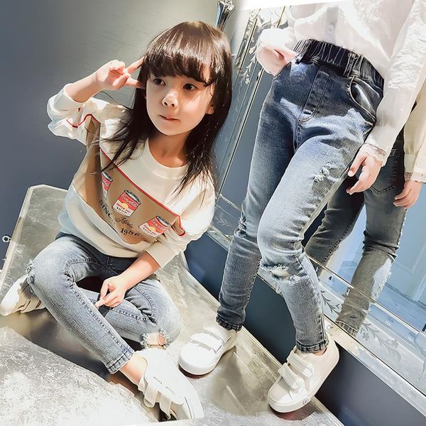 girl's jeans 2021 spring new year baby girl ripped jeans hole chirldren toddler denim casual trousers for 2 3 4 5 6 7 8 years, Blue
girl's jeans 2021 spring new year baby girl ripped jeans hole chirldren toddler denim casual trousers for 2 3 4 5 6 7 8 years, Blue