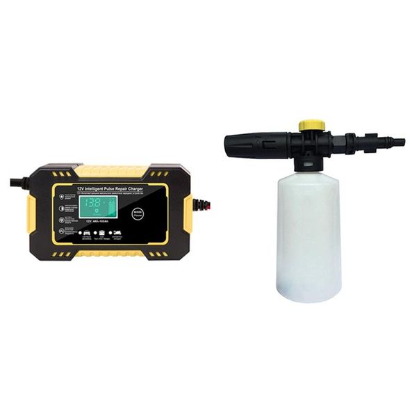 water gun & snow foam lance car battery charger 12/24v 6a pulse us plug for yili series high pressure foamer nozzle washer soap sprayer
water gun & snow foam lance car battery charger 12/24v 6a pulse us plug for yili series high pressure foamer nozzle washer soap sprayer