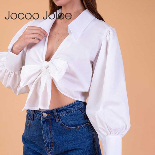 jocoo jolee women plaid v neck women crop and blouse autumn lace up short shirt female causal vintage high street blusas 210619, White
jocoo jolee women plaid v neck women crop and blouse autumn lace up short shirt female causal vintage high street blusas 210619, White
