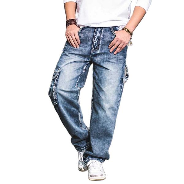 jeans trendy loose baggy harem jeans men casual cargo wide leg big pocket hiphop denim pants plus size trousers man clothing, Blue
jeans trendy loose baggy harem jeans men casual cargo wide leg big pocket hiphop denim pants plus size trousers man clothing, Blue