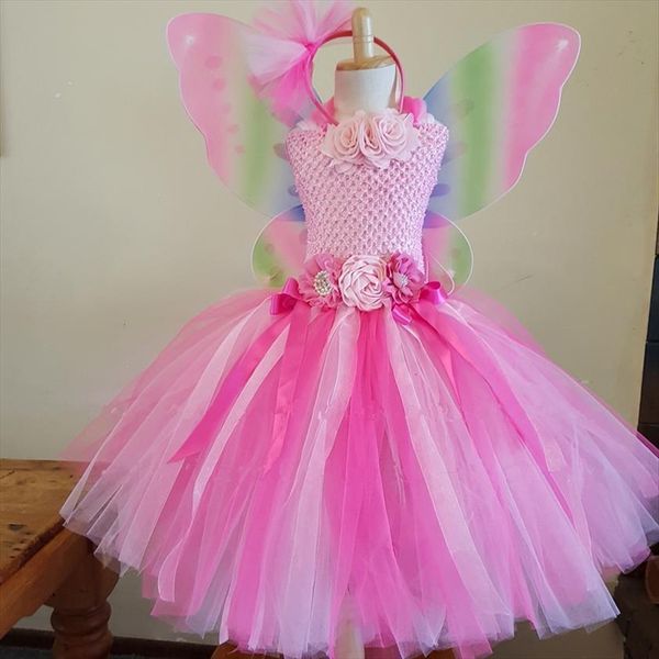 pink girls butterfly fairy flower girl dresses tutu kids crochet tulle long ball gown with hairbow children party costume, Red;yellow
pink girls butterfly fairy flower girl dresses tutu kids crochet tulle long ball gown with hairbow children party costume, Red;yellow